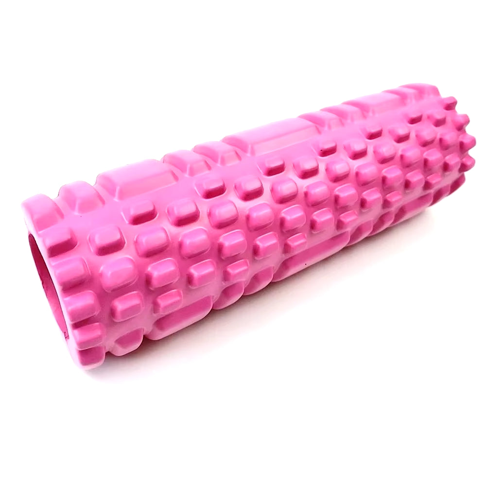 30cm Foam Roller for Yoga and Pilates - Muscle Training and Sports Massage with Grid Design for Trigger Point Therapy - Ideal for Home Gym Exercise