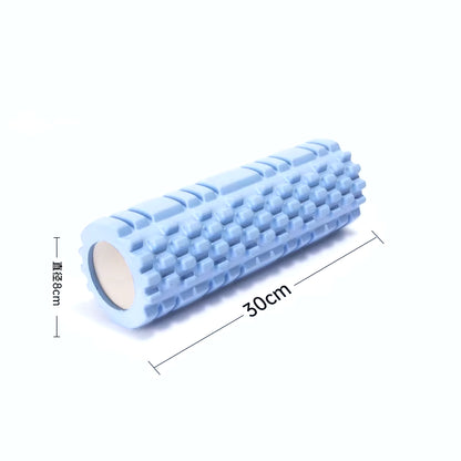 30cm Foam Roller for Yoga and Pilates - Muscle Training and Sports Massage with Grid Design for Trigger Point Therapy - Ideal for Home Gym Exercise